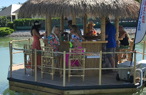 tiki boat tours naples - image